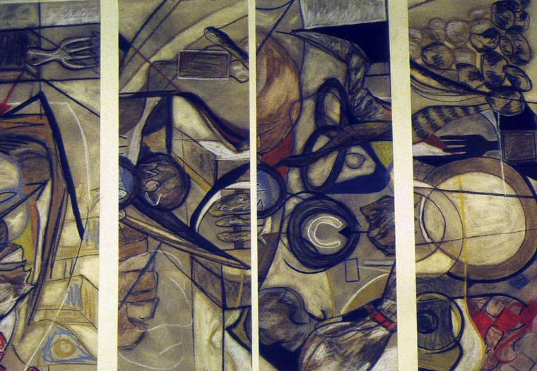 Panels, 1996, Drawing