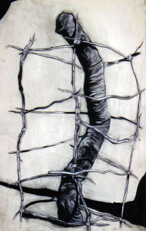 Hattah draw felic, 1998, Drawing