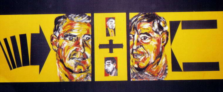 Principals, 1990, Painting