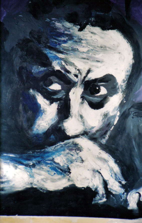Scary A, 1991, Painting