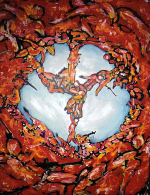 Hell, 1992, Painting