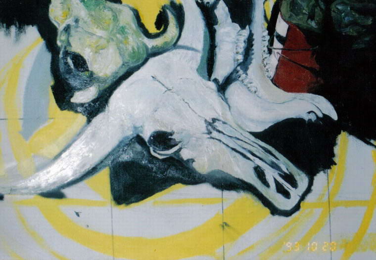 Unfinished still paint, 1993, Painting