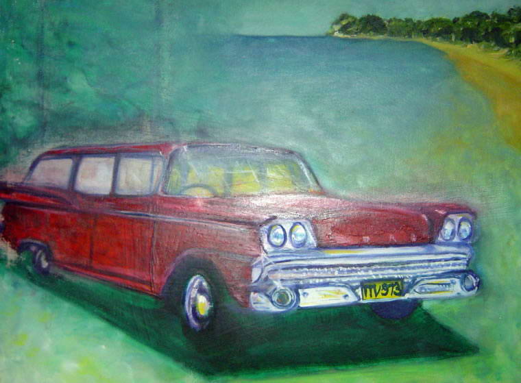 Car, 1996, Painting