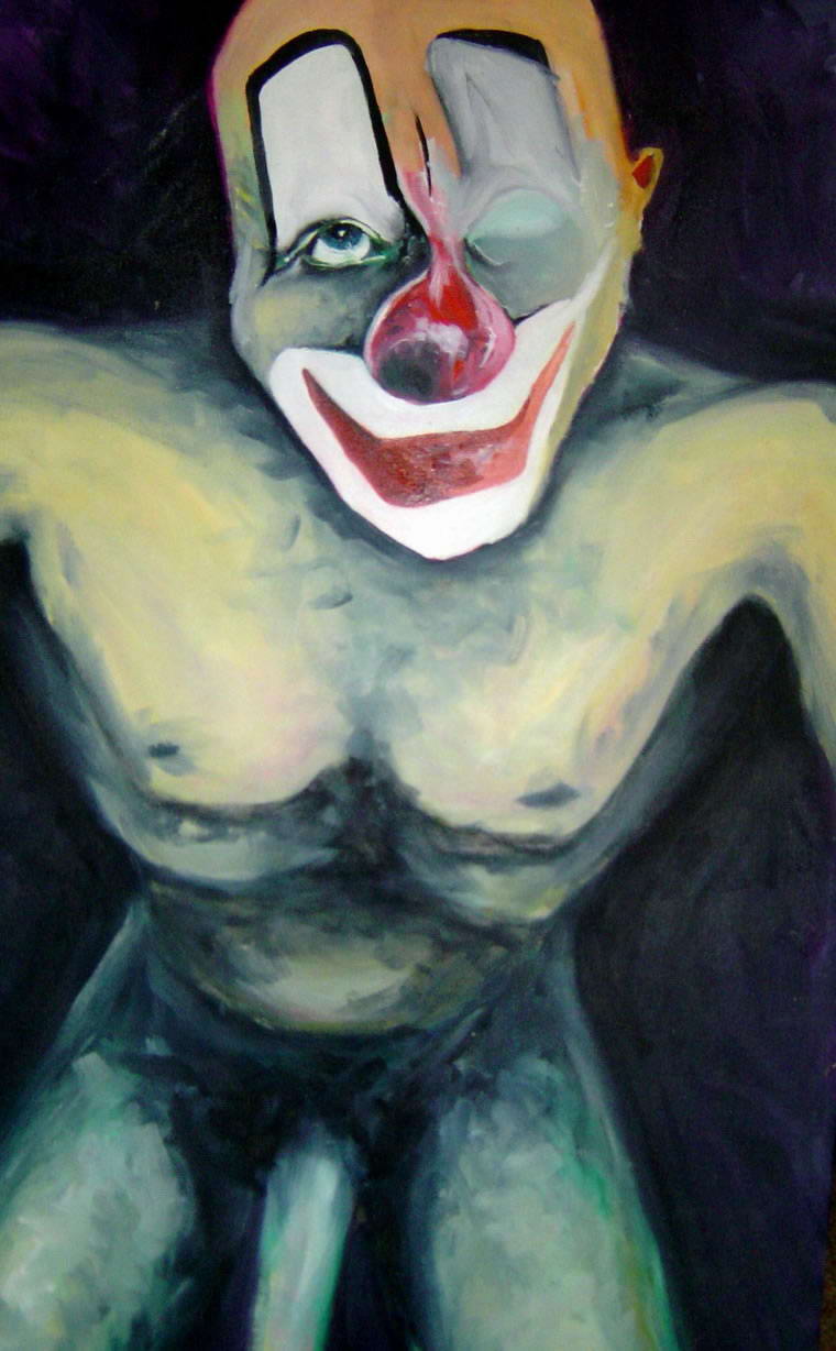 Clown, 1997, Painting