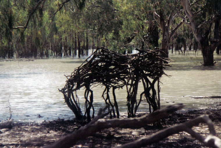 Horse colour photo, 1997, Sculpture