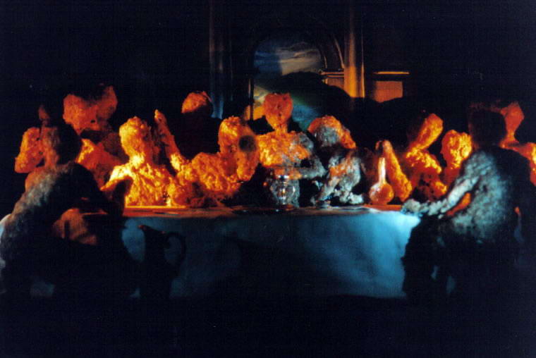 Last Supper colour 1, 1997, Sculpture