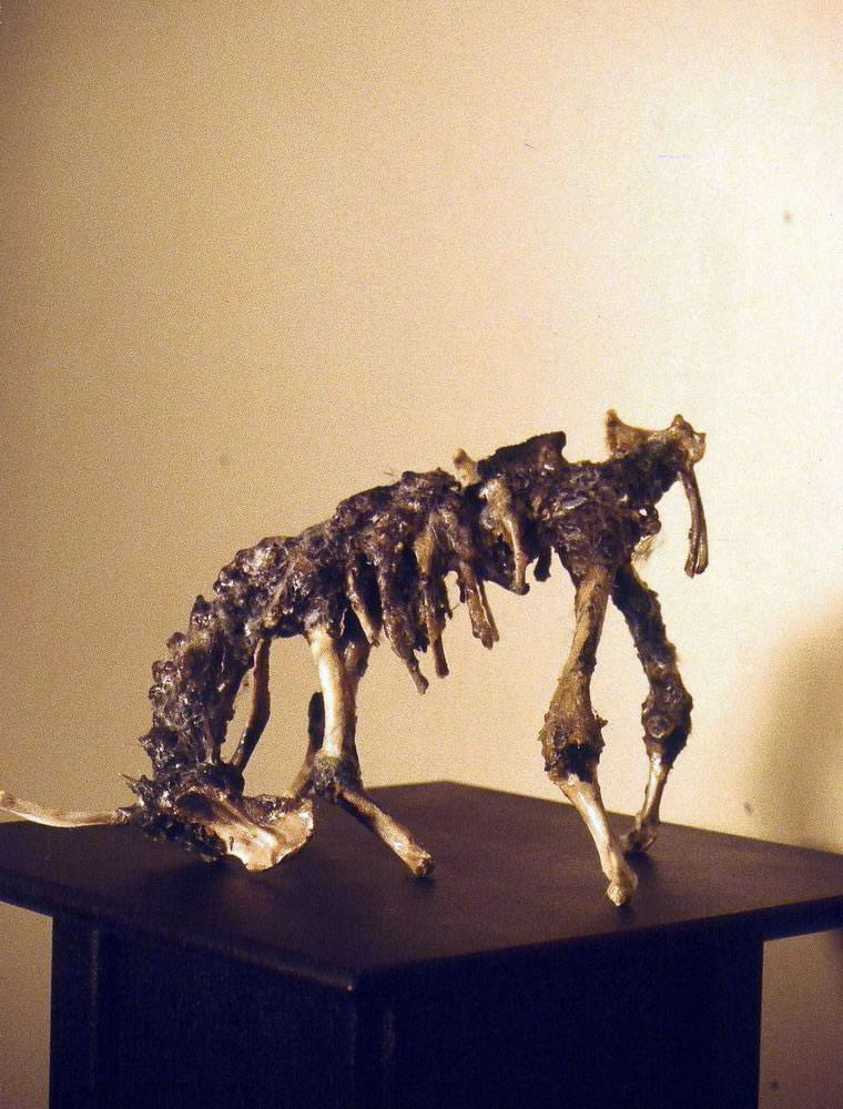 Chicken bone sculpture, 1998, Sculpture