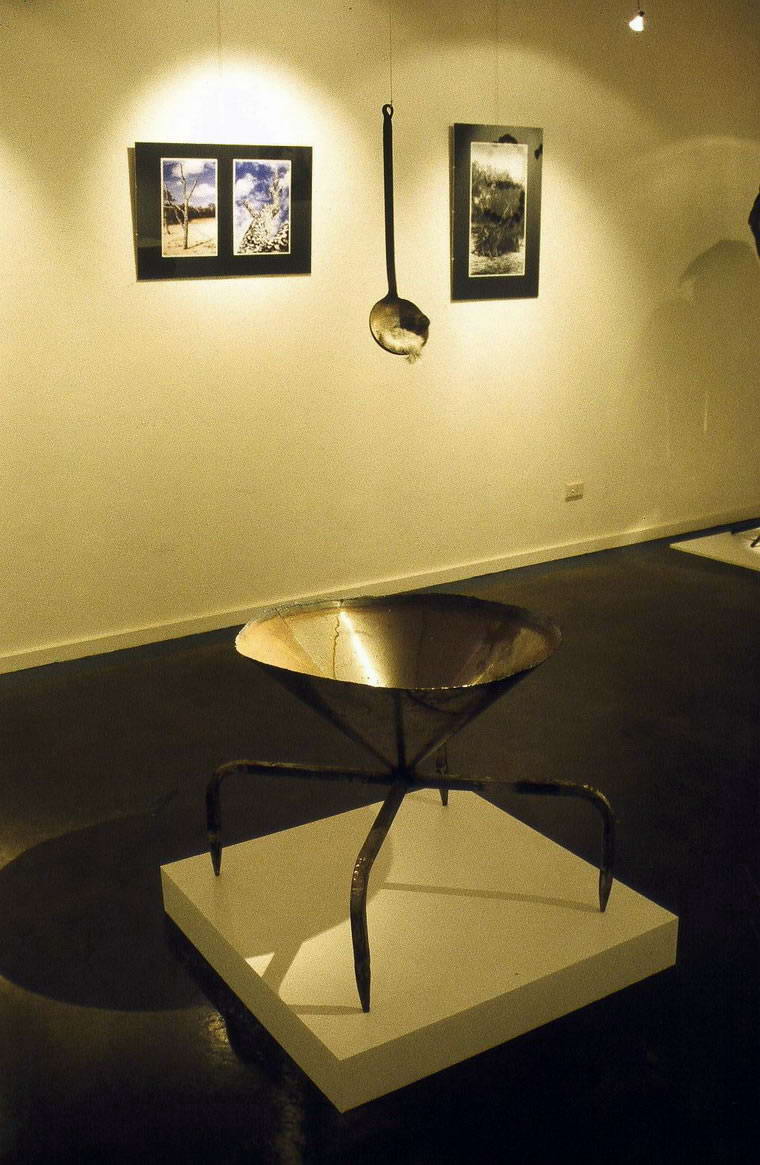 The fur soup A, 1998, Sculpture